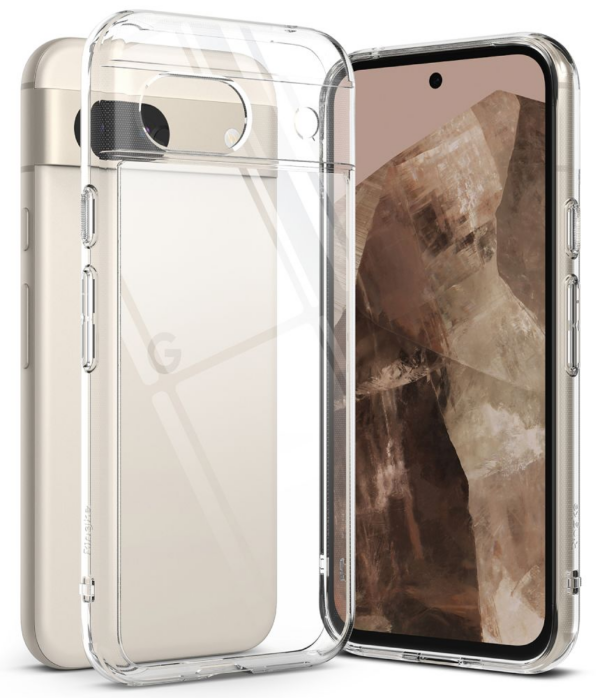 Clear Case 1,8 mm silikonski ovitek za Pixel 9 / Pixel 9 Pro - prozoren