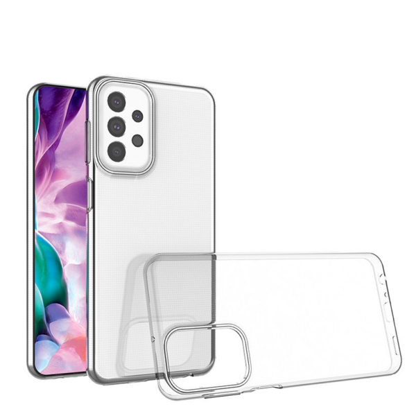 Clear Case 1,8 mm silikonski ovitek za Samsung Galaxy A23 - prozoren