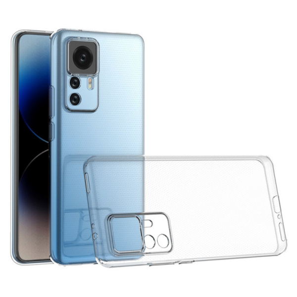 Clear Case 1,8 mm silikonski ovitek za Xiaomi 12T / Xiaomi 12T Pro - prozoren - Image 2