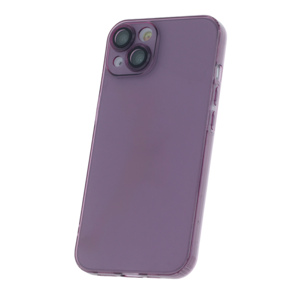 Clear Case 1,8 mm silikonski ovitek za iPhone 7 / iPhone 8 / iPhone SE 2020 - prozorno vijola - Image 2