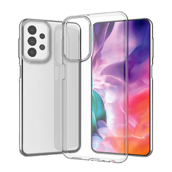 Clear Case 1,8 mm silikonski ovitek za Samsung Galaxy A23 - prozoren - Image 2