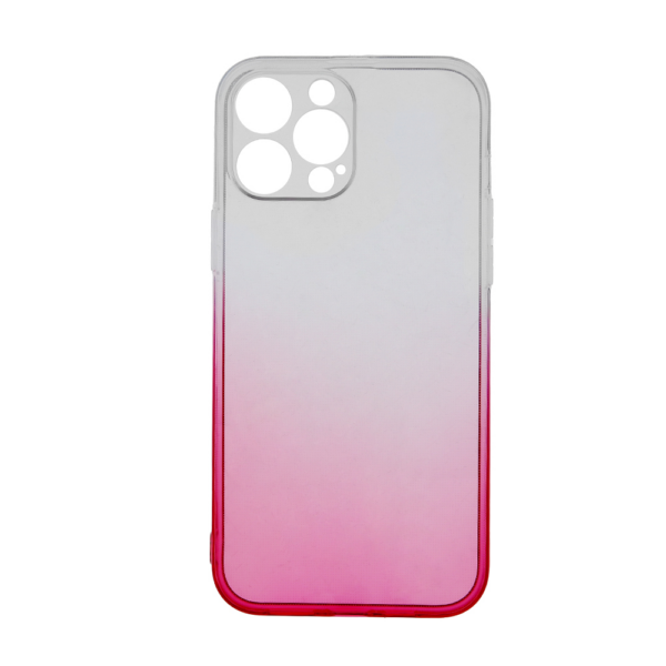 Clear Case 1,8 mm silikonski ovitek za iPhone 13 6.1 - prozorno roza - Image 2