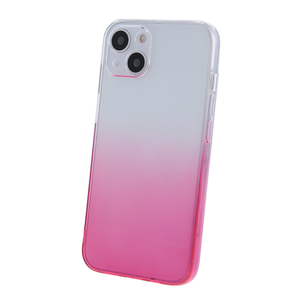 Clear Case 1,8 mm silikonski ovitek za iPhone 13 6.1 - prozorno roza - Image 3