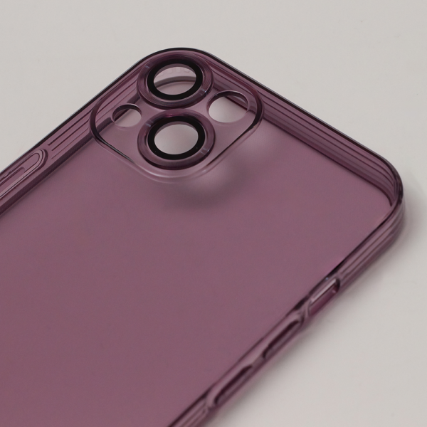 Clear Case 1,8 mm silikonski ovitek za iPhone 7 / iPhone 8 / iPhone SE 2020 - prozorno vijola - Image 3
