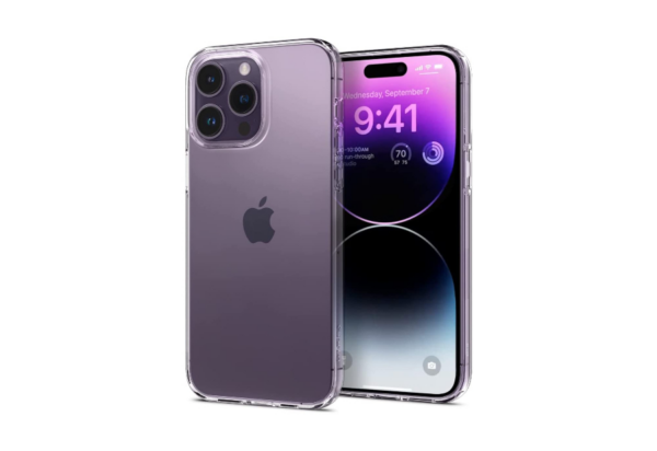 Clear Case 1,8 mm silikonski ovitek za iPhone 14 Pro - prozoren - Image 3
