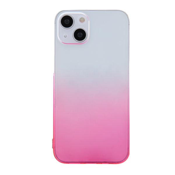 Clear Case 1,8 mm silikonski ovitek za iPhone 13 6.1 - prozorno roza - Image 4
