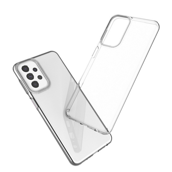 Clear Case 1,8 mm silikonski ovitek za Samsung Galaxy A23 - prozoren - Image 4