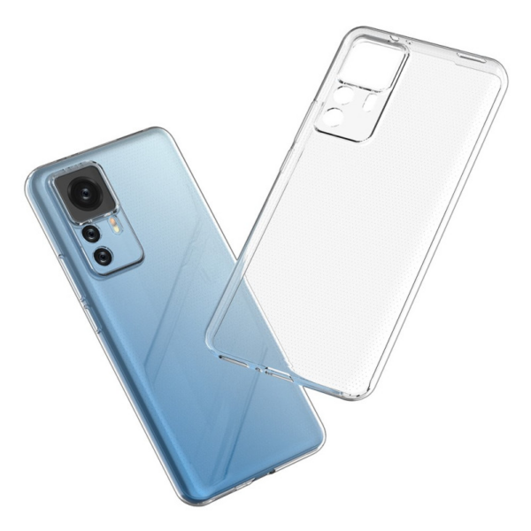 Clear Case 1,8 mm silikonski ovitek za Xiaomi 12T / Xiaomi 12T Pro - prozoren - Image 4
