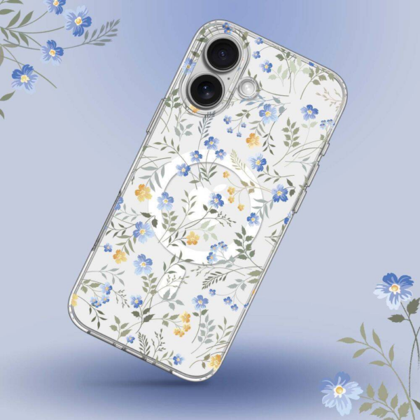 Clear Case Aurora Flower za iPhone 16 MagSafe - prozoren - Image 2