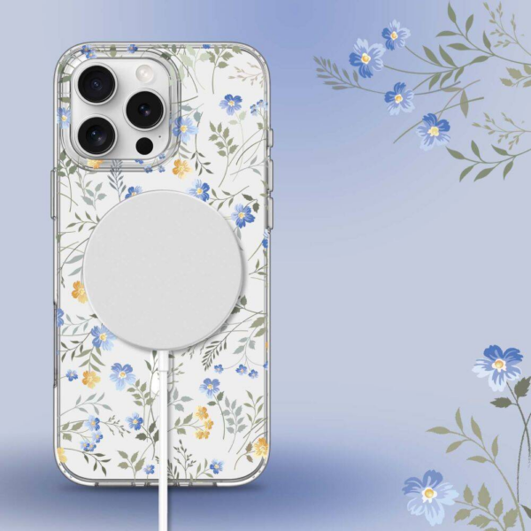 Clear Case Aurora Flower za iPhone 16 Pro MagSafe - prozoren - Image 4