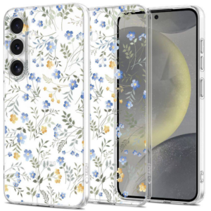 Clear Case Aurora Flower za Samsung Galaxy S25 5G - prozoren