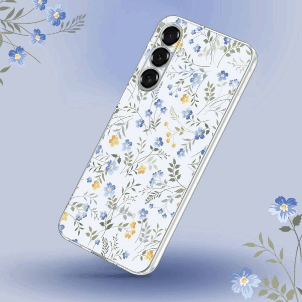Clear Case Aurora Flower za Samsung Galaxy A56 - prozoren - Image 2