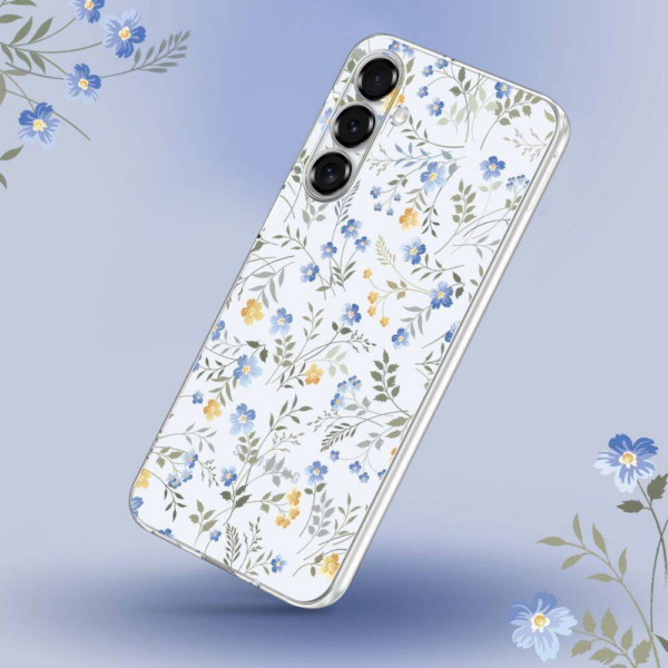 Clear Case Aurora Flower za Samsung Galaxy S25 5G - prozoren - Image 2