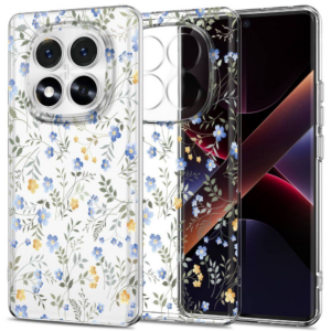Clear Case Aurora Flower za Xiaomi Redmi Note 14 Pro 5G - prozoren