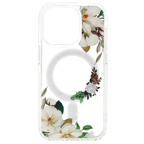 Clear Case Elite z MagSafe za iPhone 15 - bel - Image 4