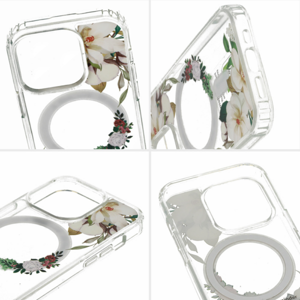Clear Case Elite z MagSafe za iPhone 15 - bel - Image 5