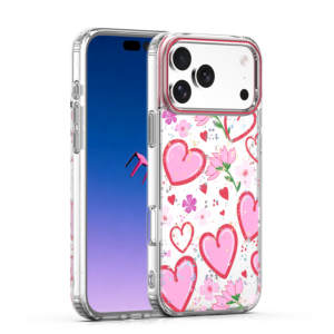 Clear Case Love za iPhone 17 - prozoren