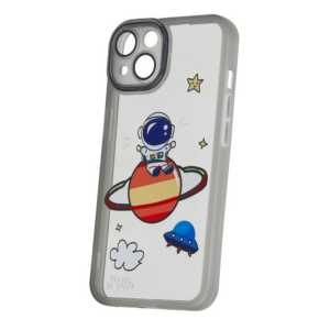 Clear Case Travel in Space za Samsung Galaxy A05s - prozorno črn