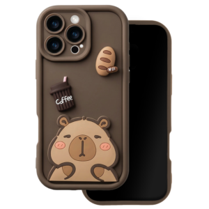 Coffee Time 3D silikonski ovitek za iPhone 17 Pro Max / iPhone 18 Pro Max