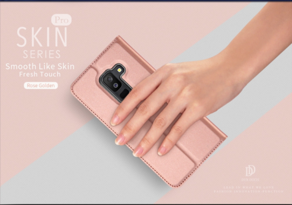 DUX DUCIS preklopna torbica Xiaomi Redmi 10 - roza - Image 4