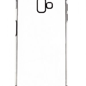 Elegance ultra tanek silikonski ovitek za Samsung Galaxy A10 A105 - prozoren s črnim robom