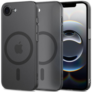 Magslim hard back case za iPhone 16e / iPhone 17e - prozorno črn