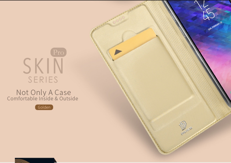 DUX DUCIS preklopna torbica Samsung Galaxy A7 2018 A750 - zlata - slika 6