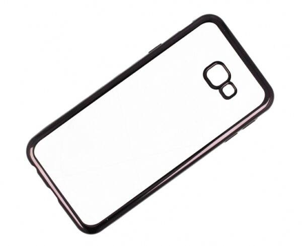 Silikonski ovitek z okvirjem za Samsung Galaxy J4 Plus (2018) J415 - črn - Image 2