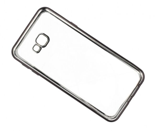 Silikonski ovitek z okvirjem za Samsung Galaxy J4 Plus (2018) J415 - črn - Image 3