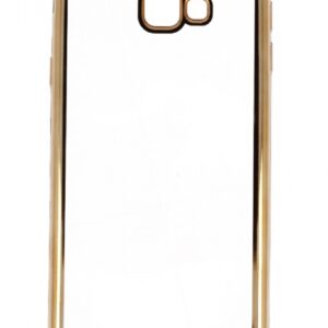 Silikonski ovitek z okvirjem za Samsung Galaxy J4 Plus (2018) J415 - zlat