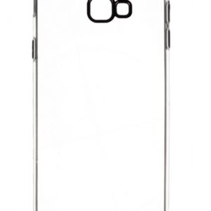 Elegance ultra tanek silikonski ovitek za Samsung Galaxy J4 Plus (2018) J415 - prozoren s črnim robom