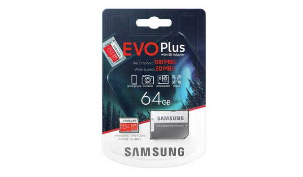 Samsung spominska kartica MicroSD EVO Plus 64GB (2020) MB-MC64HA/EU