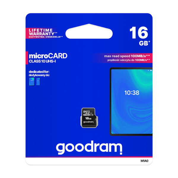 Goodram SPOMINSKA KARTICA 16GB micro SD 100MB/s - Image 2
