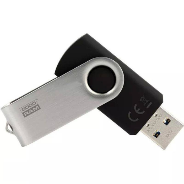 Goodram USB KLJUČ 128GB USB 3.2 za shranjevanje podatkov črno srebrn - Image 2