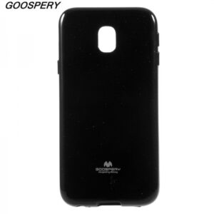Goospery Jelly tanek silikonski ovitek za Samsung Galaxy J3 2017 J330 - črn