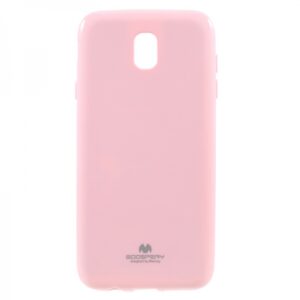 Goospery Jelly tanek silikonski ovitek (0,3) za Samsung Galaxy J7 2017 J730 - roza