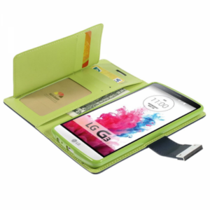 GOOSPERY preklopna torbica Rich Diary Samsung Galaxy S5 G900 - modra zelena