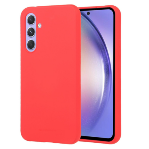 Goospery Soft Feeling silikonski ovitek za Samsung Galaxy A34 - rdeč