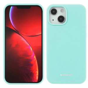 Goospery Soft Feeling silikonski ovitek za iPhone 15 Plus - mint