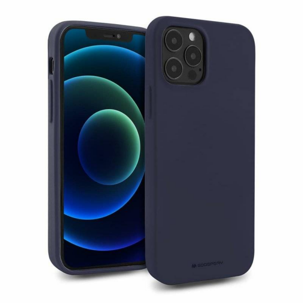 Goospery Soft Feeling silikonski ovitek za iPhone 15 Pro - moder