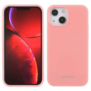 Goospery Soft Feeling silikonski ovitek za iPhone 13 Pro Max - roza