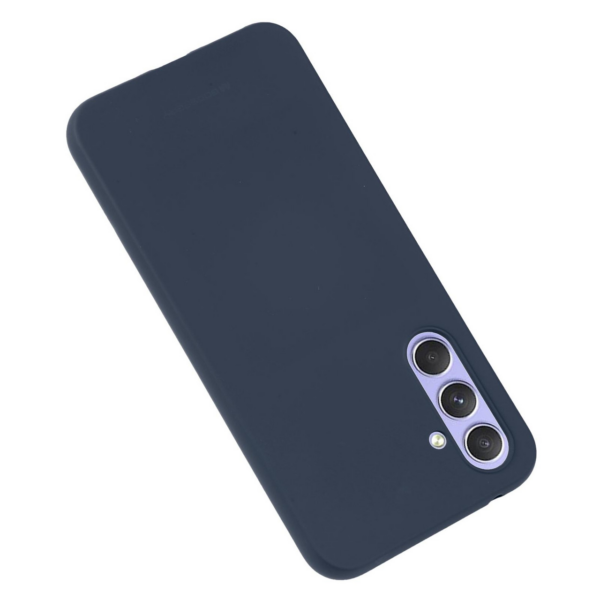 Goospery Soft Feeling silikonski ovitek za Samsung Galaxy A34 - temno moder - Image 2