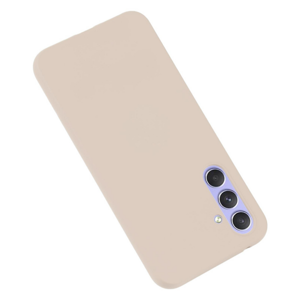 Goospery Soft Feeling silikonski ovitek za Samsung Galaxy A54 - bež - Image 2