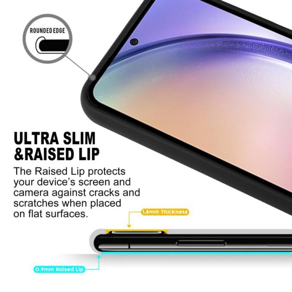 Goospery Soft Feeling silikonski ovitek za Samsung Galaxy A55 - črn - Image 3