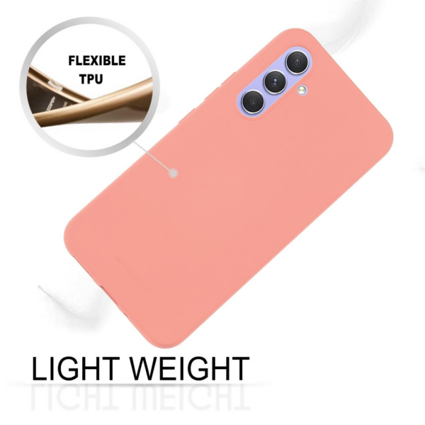Goospery Soft Feeling silikonski ovitek za Samsung Galaxy A14 - roza - Image 4