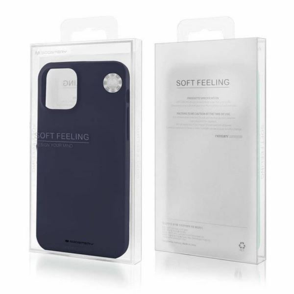 Goospery Soft Feeling silikonski ovitek za iPhone 15 Pro - moder - Image 6
