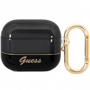Guess GUA3HGCOHK ovitek za slušalke za AirPods 3  - črn