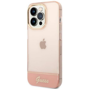 GUESS GUHCP14LHGCOP ovitek za iPhone 14 Pro - roza