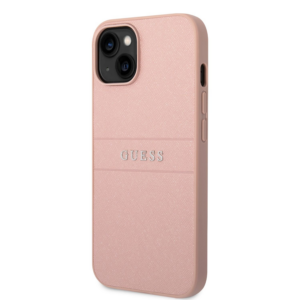 GUESS GUHCP14MPSASBPI usnjen ovitek za iPhone 14 Plus 6.7 - roza