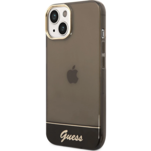 GUESS GUHCP14SHGCOK ovitek za iPhone 14 6.1 - temno prozoren